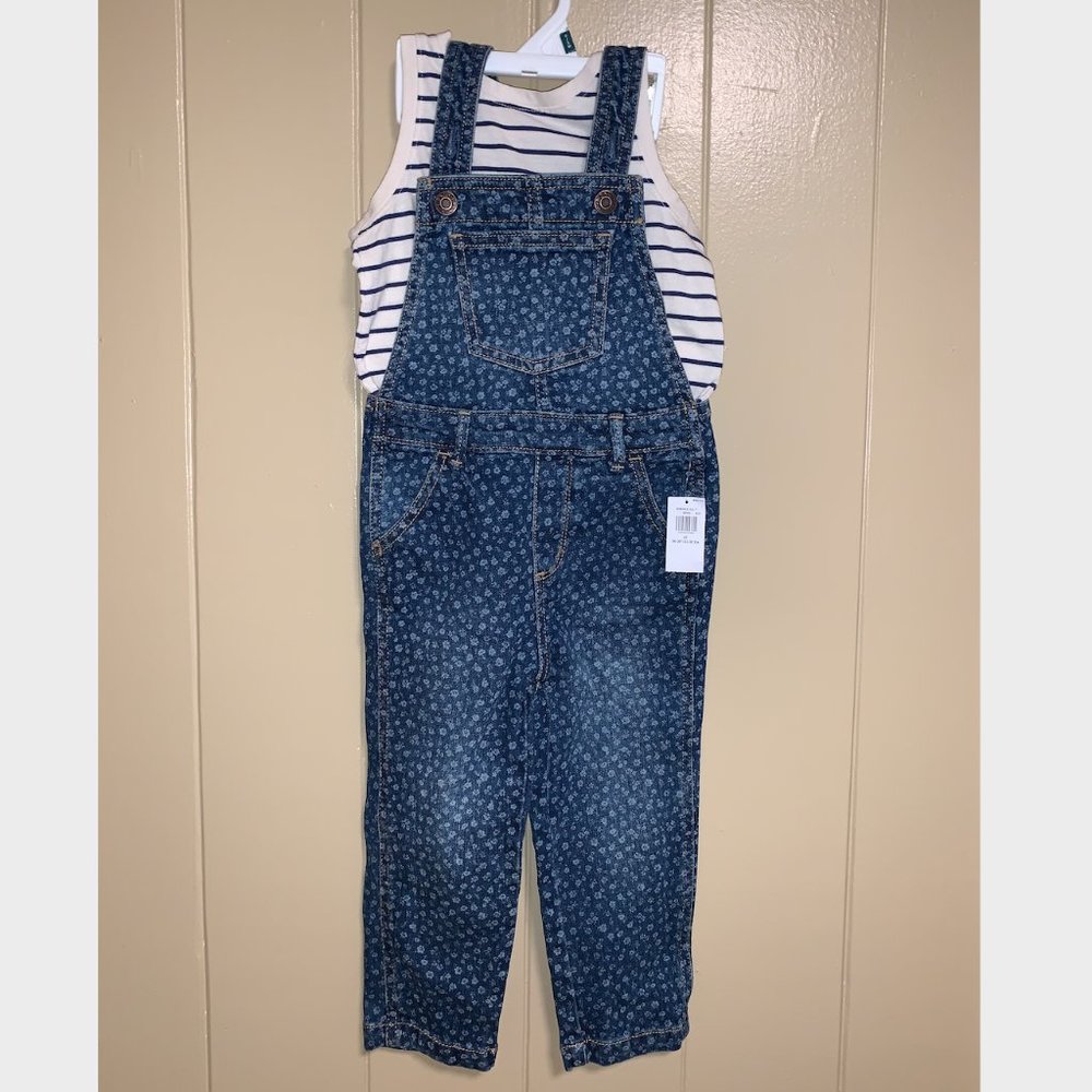 Toddler Girls 3T Old Navy Overalls (NWT)